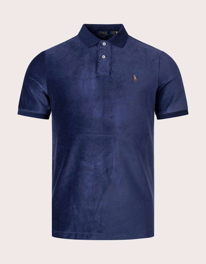 Classic Fit Corduroy Polo Shirt