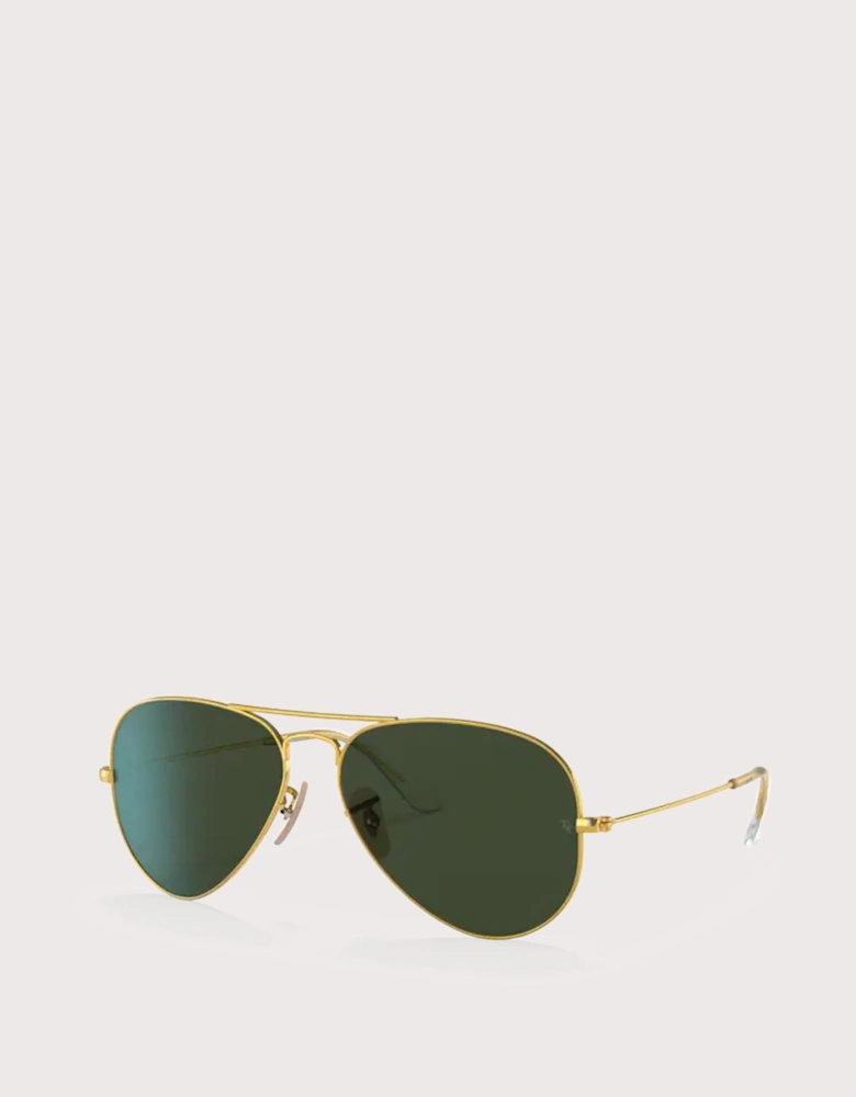 Aviator Large Metal Sunglasses