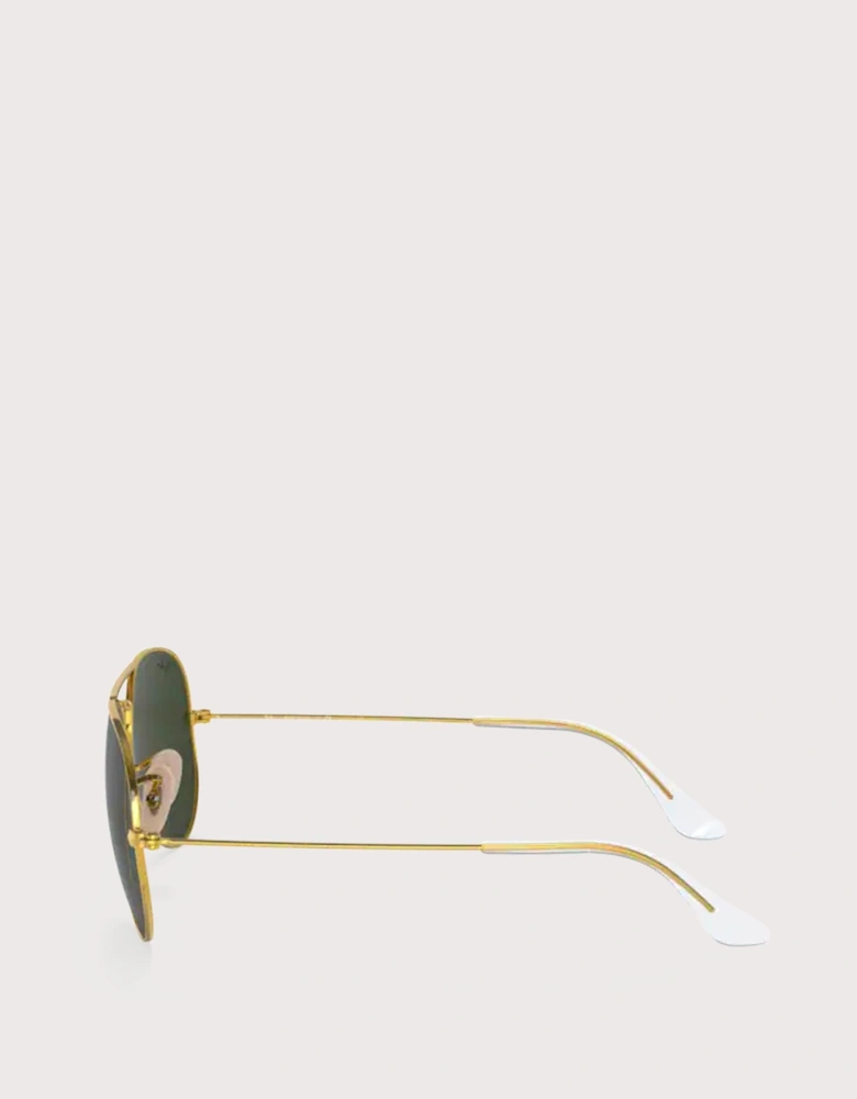 Aviator Large Metal Sunglasses