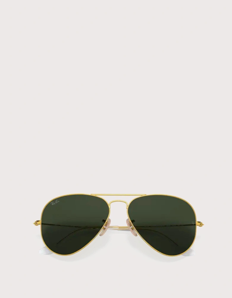 Aviator Large Metal Sunglasses