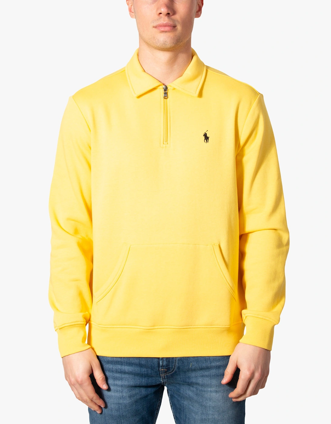 Relaxed fit collared Quarter Zip Sweatshirt, 4 of 3