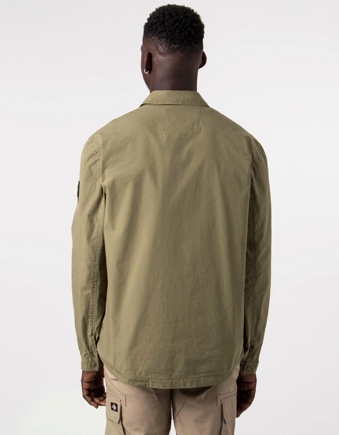 Slim Fit Parachute Cotton Overshirt