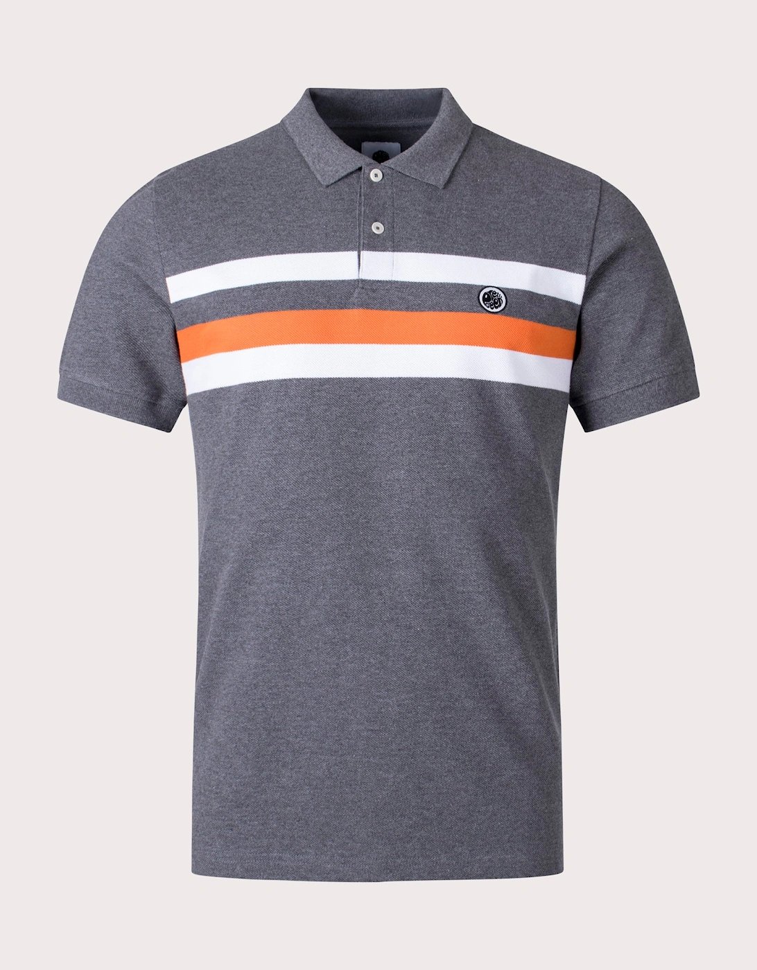 Slim Fit Hollen Chest Stripe Polo Shirt, 4 of 3