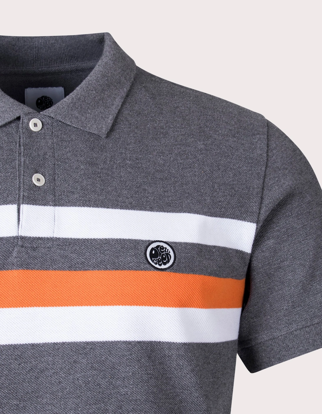 Slim Fit Hollen Chest Stripe Polo Shirt