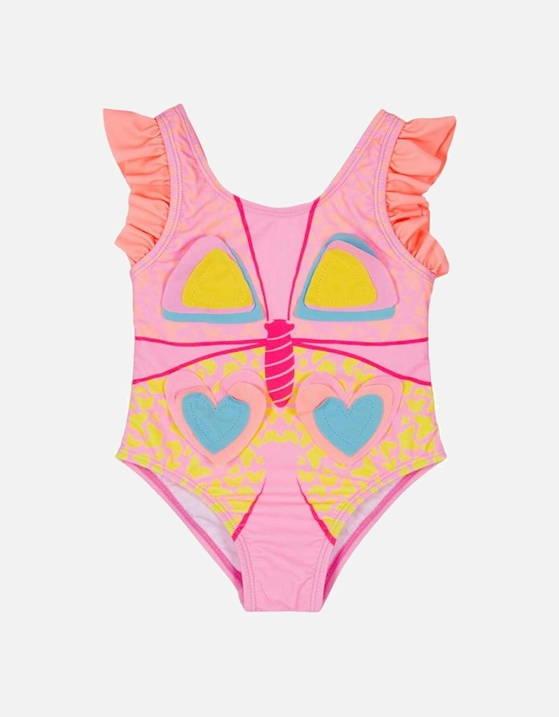 Baby Girls Butterfly Swimming Costume, 2 of 1