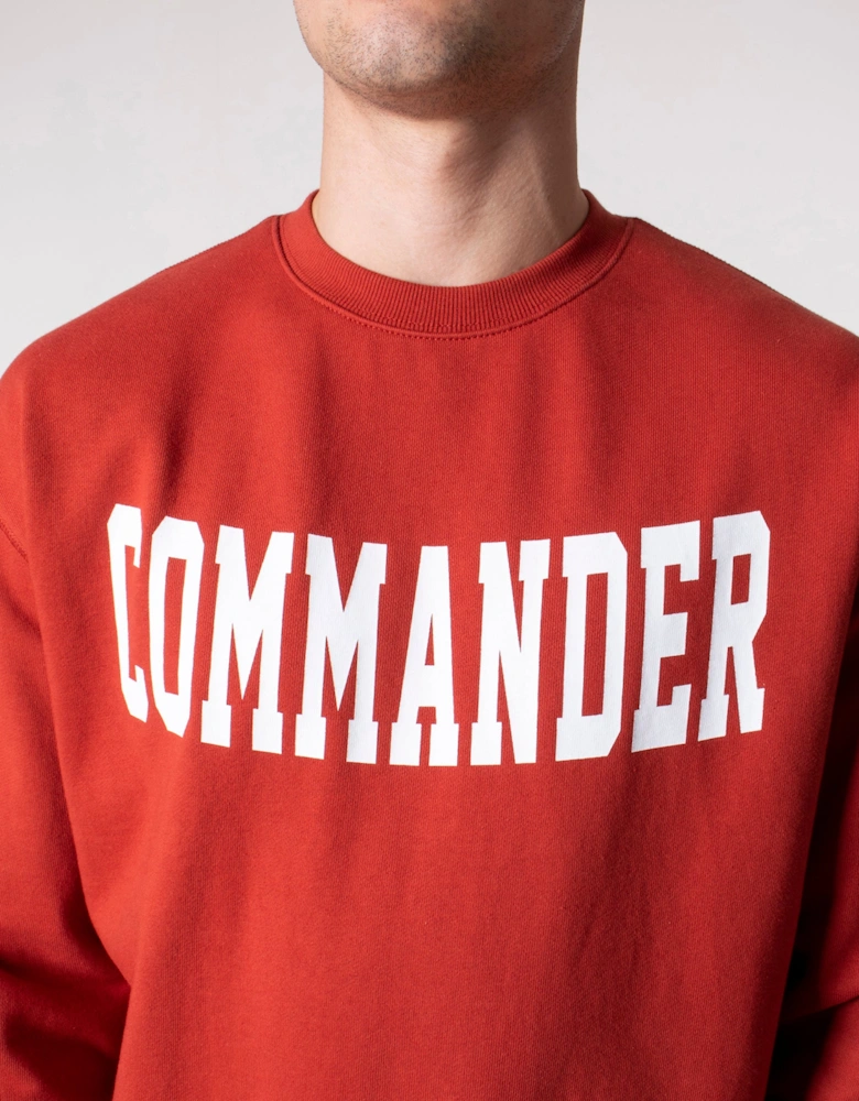 Relaxed Fit Commander Sweatshirt
