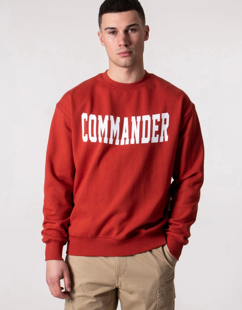 Relaxed Fit Commander Sweatshirt