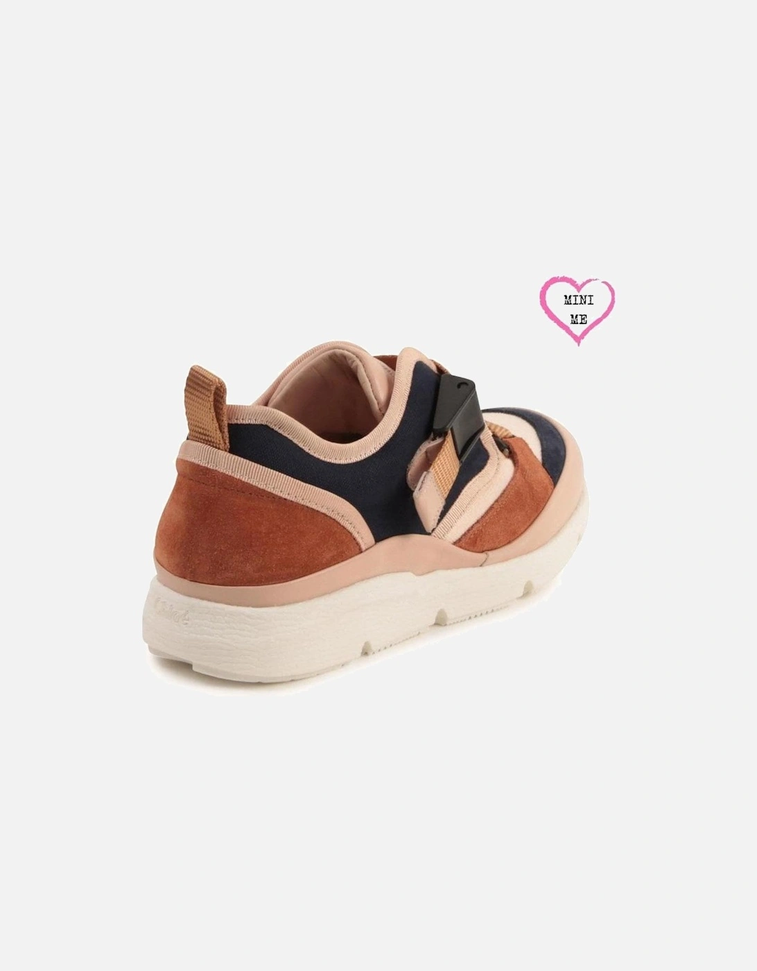 Girls Pink & Navy Sonnie Trainers