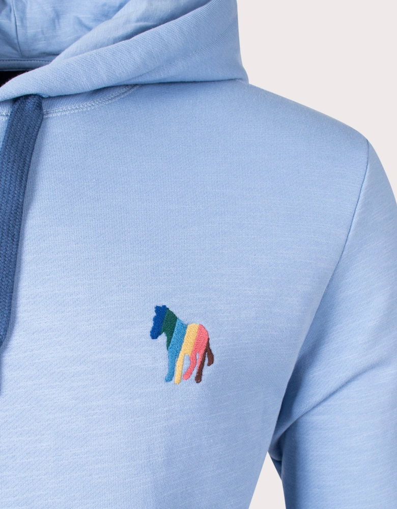 Broad Stripe Zebra Logo Hoodie