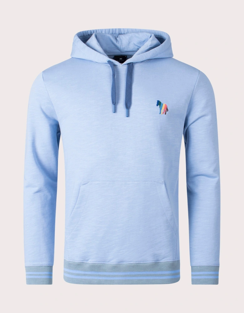 Broad Stripe Zebra Logo Hoodie