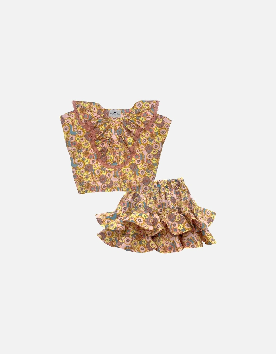 Floral Frill Skirt Set, 4 of 3
