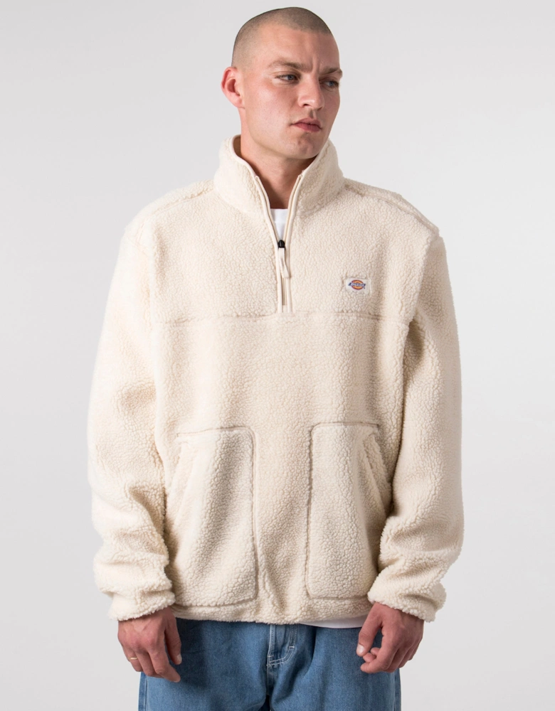 Relaxed Fit Quarter Zip Mount Hope Fleece Sweatshirt