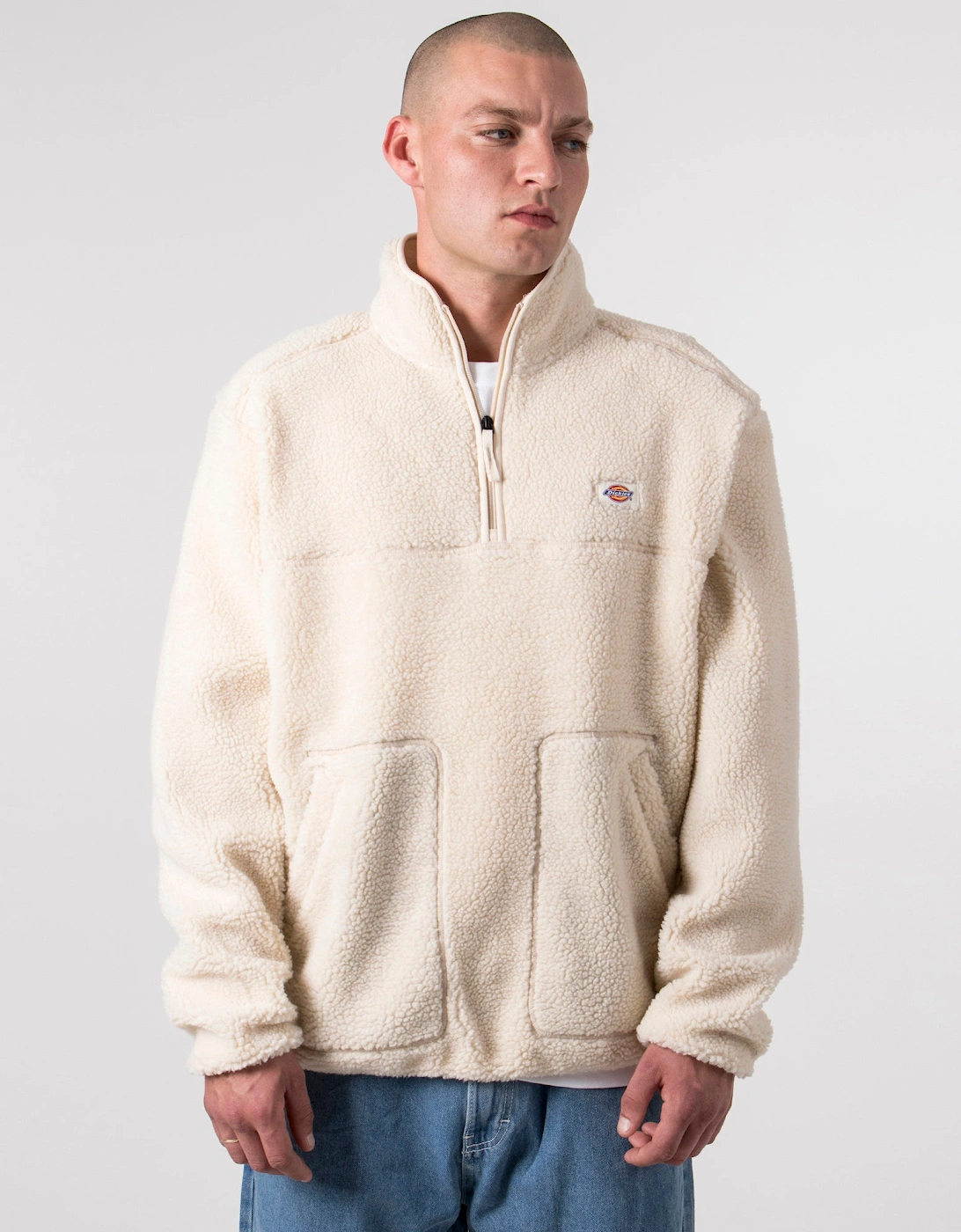 Relaxed Fit Quarter Zip Mount Hope Fleece Sweatshirt