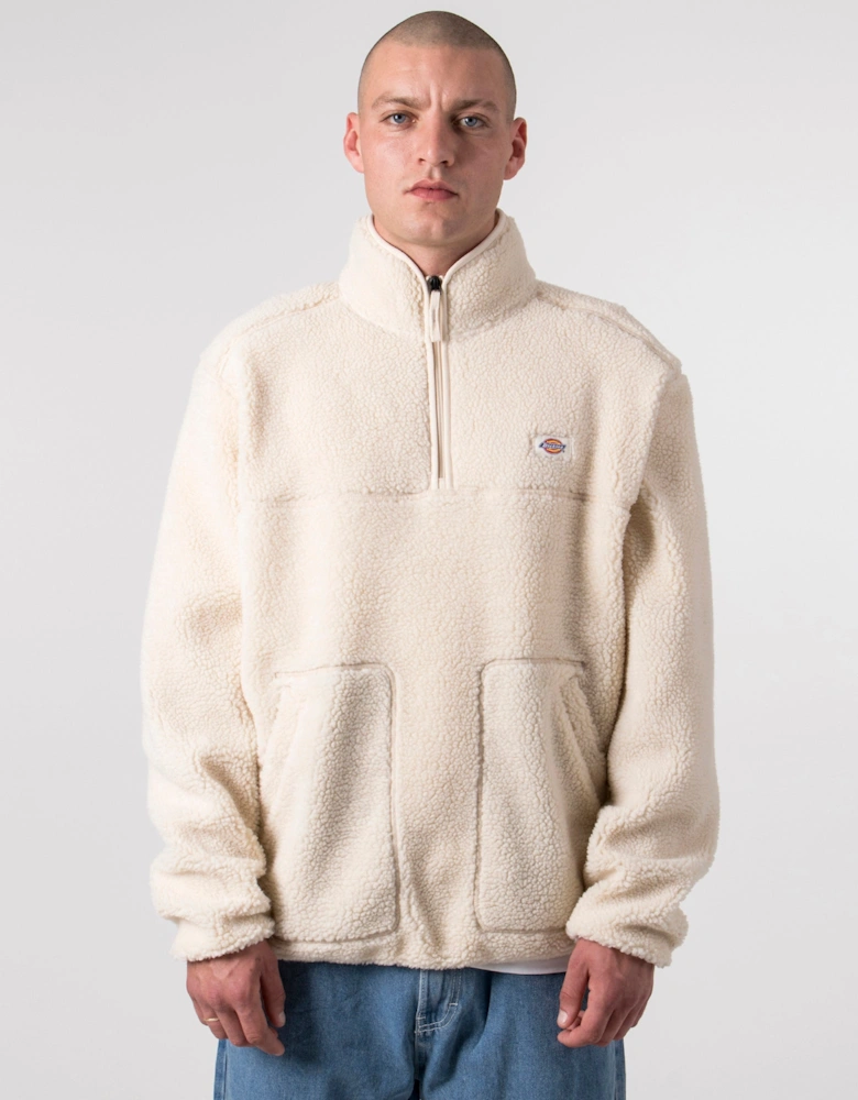 Relaxed Fit Quarter Zip Mount Hope Fleece Sweatshirt