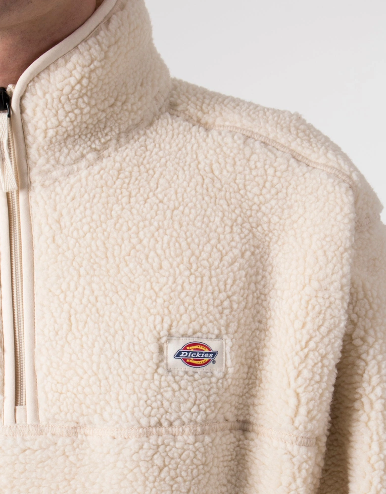 Relaxed Fit Quarter Zip Mount Hope Fleece Sweatshirt