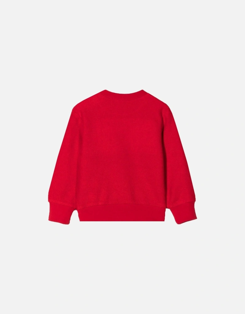 Boys Cotton Sweater Red