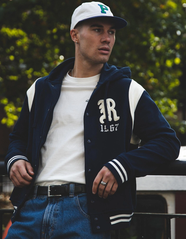 Hooded Baseball Sweatshirt