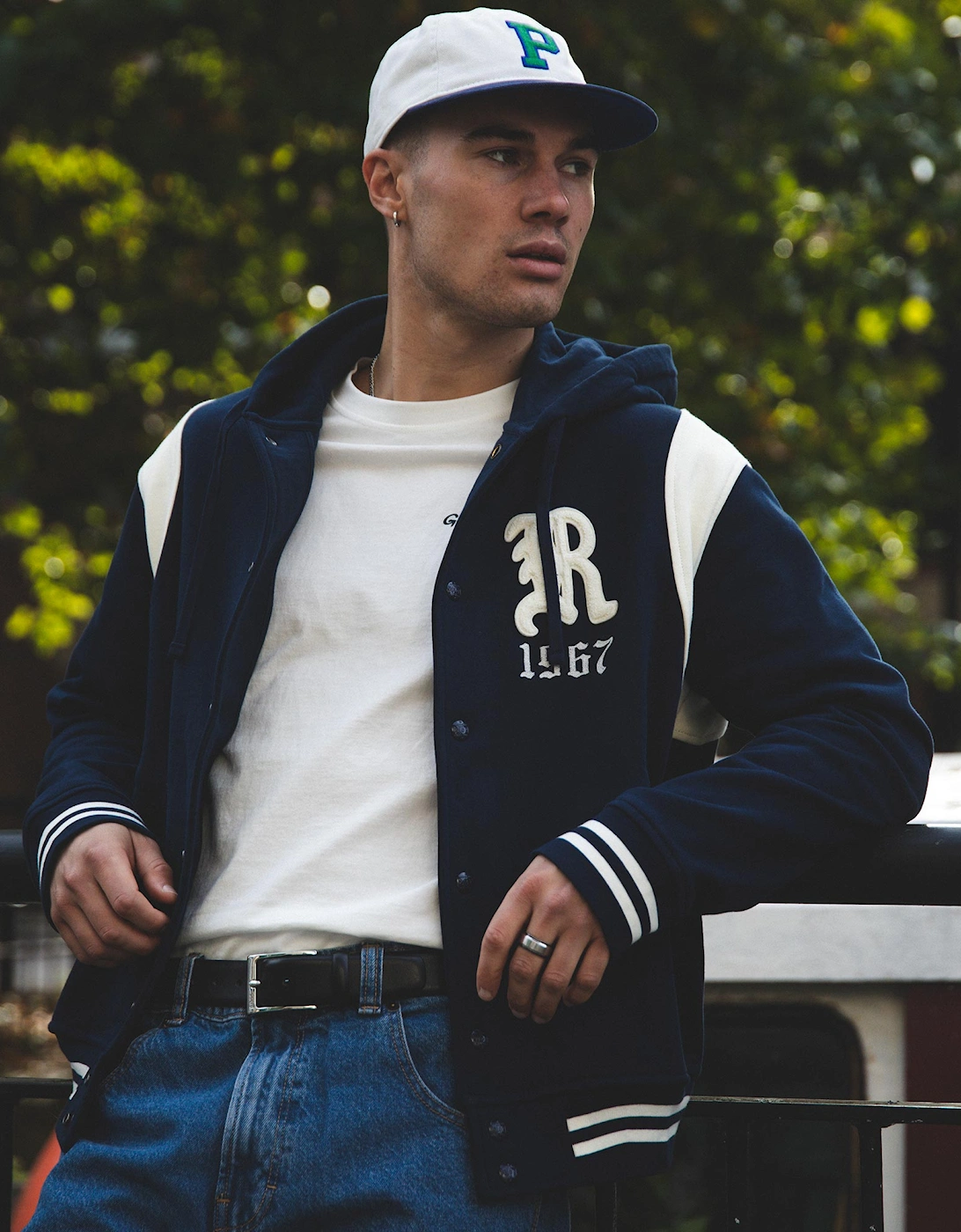 Hooded Baseball Sweatshirt