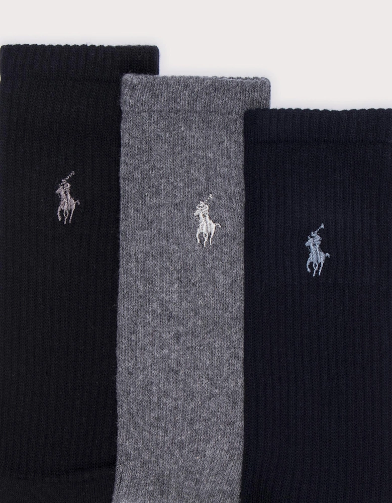 3 Pack of Stretch Crew Socks