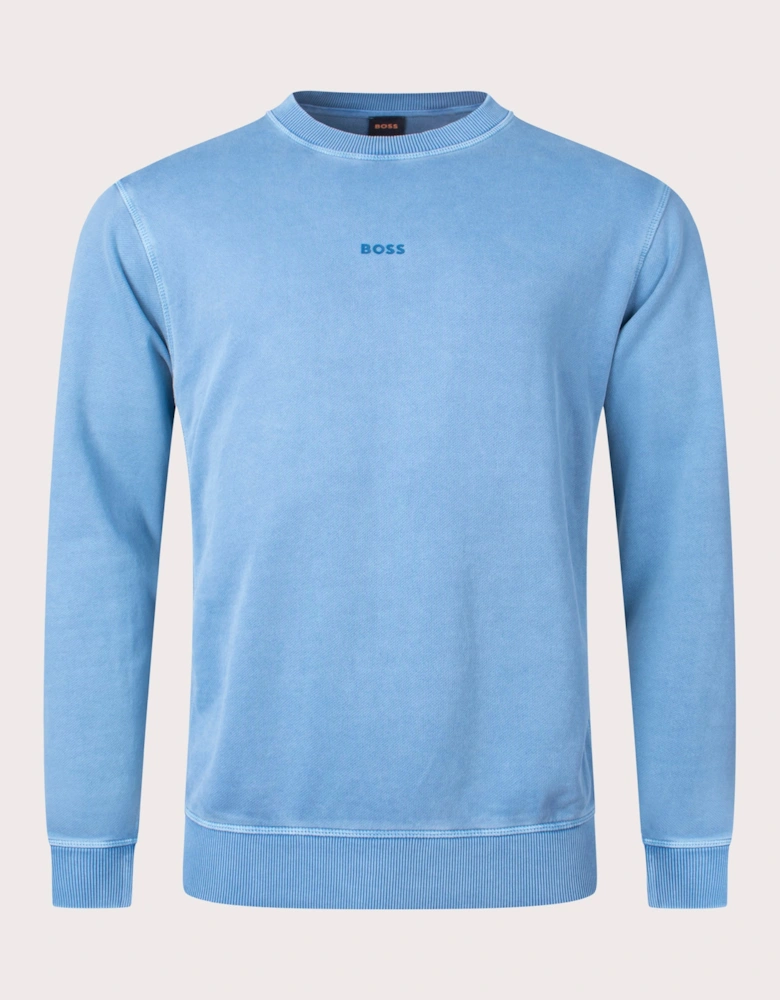 Relaxed Fit Garment Dyed Wefade Sweatshirt