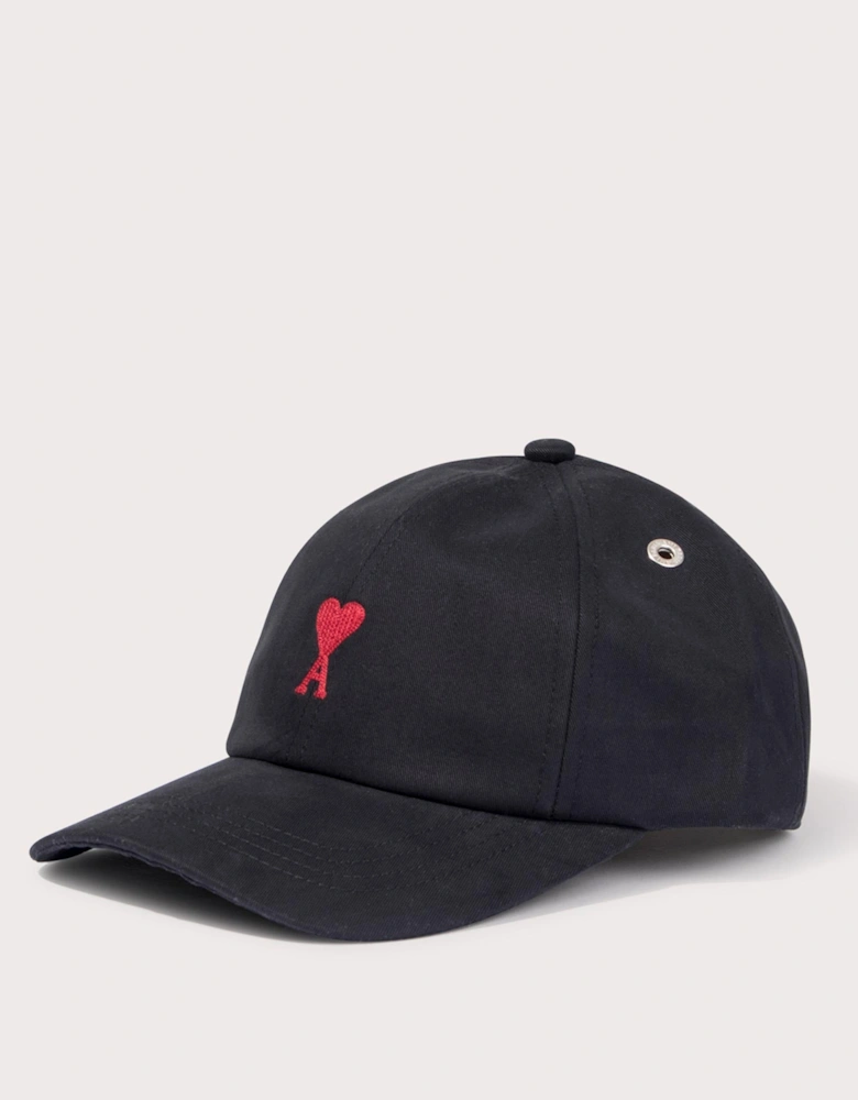 Red Ami De Couer Embroidery Cap