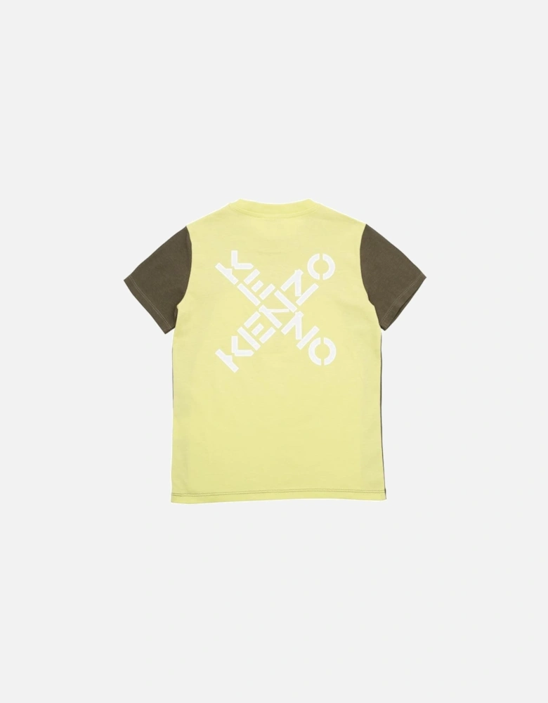 Boys Khaki Lemon T-Shirt