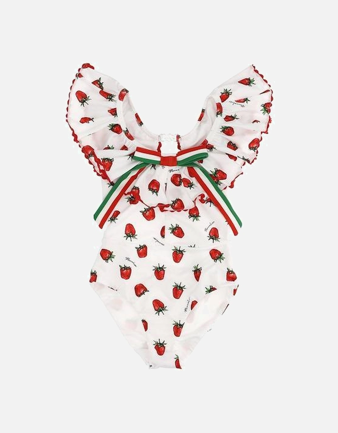 Girls Strawberry Swimming Costume, 4 of 3