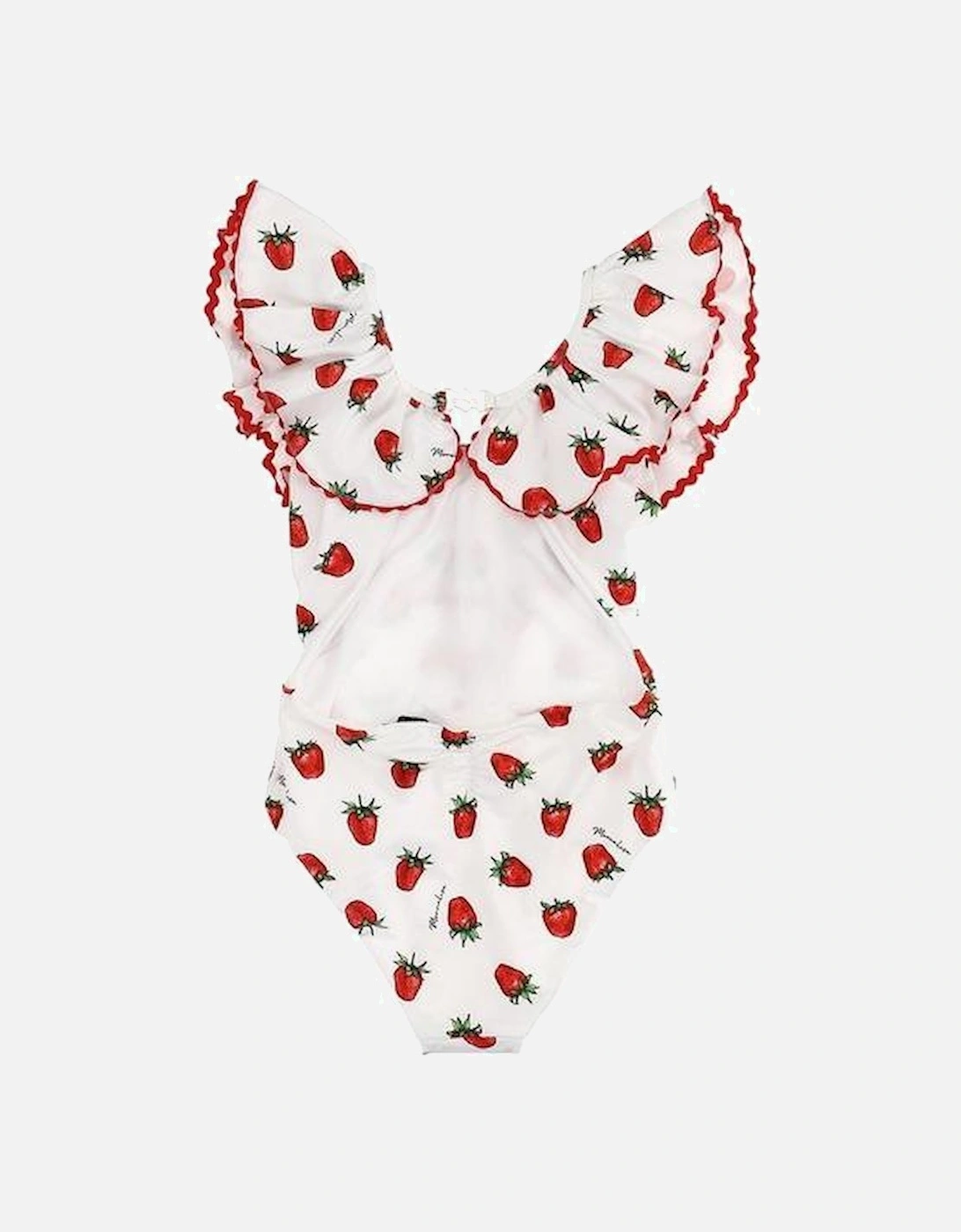 Girls Strawberry Swimming Costume