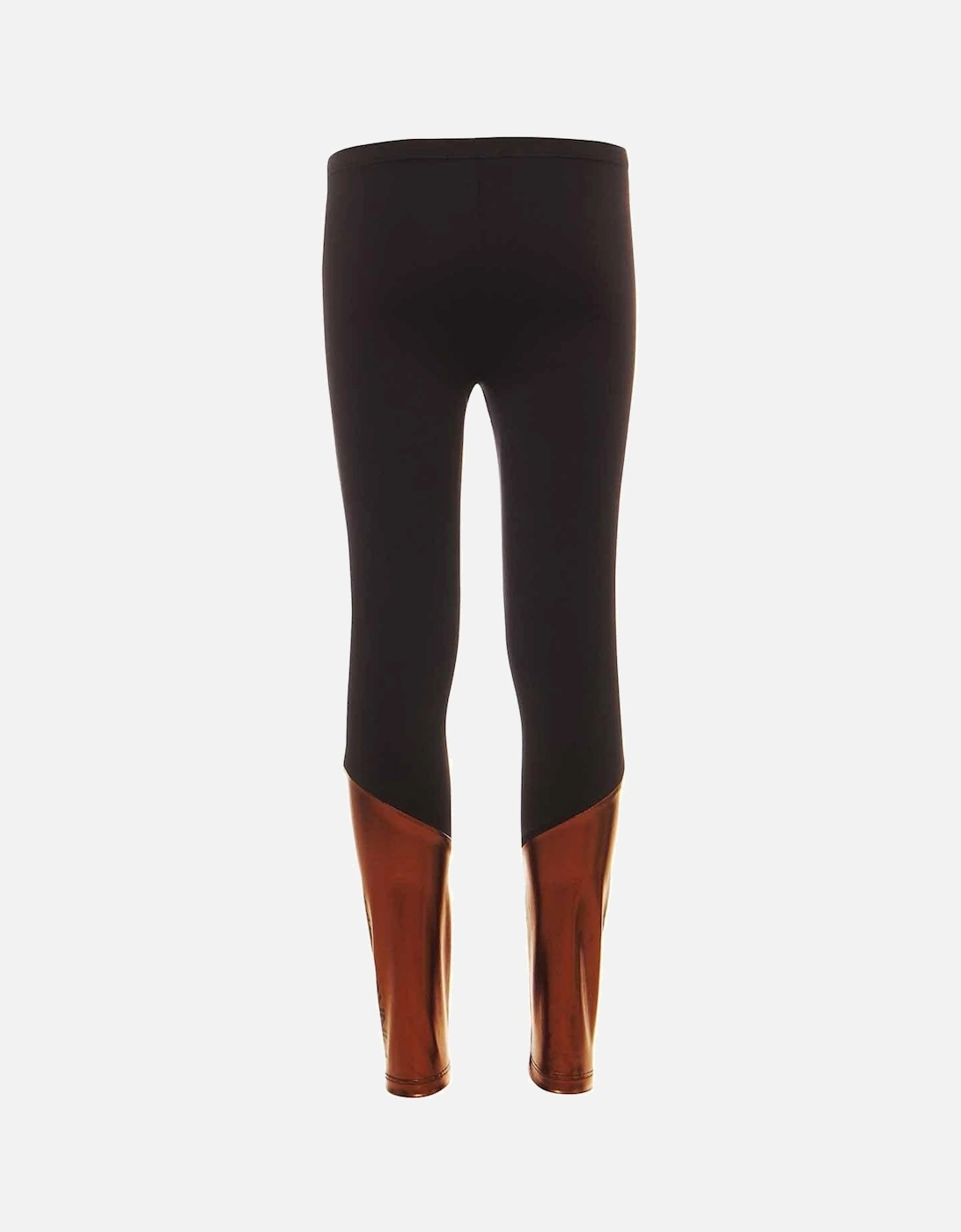 Girls Black Copper Leggings