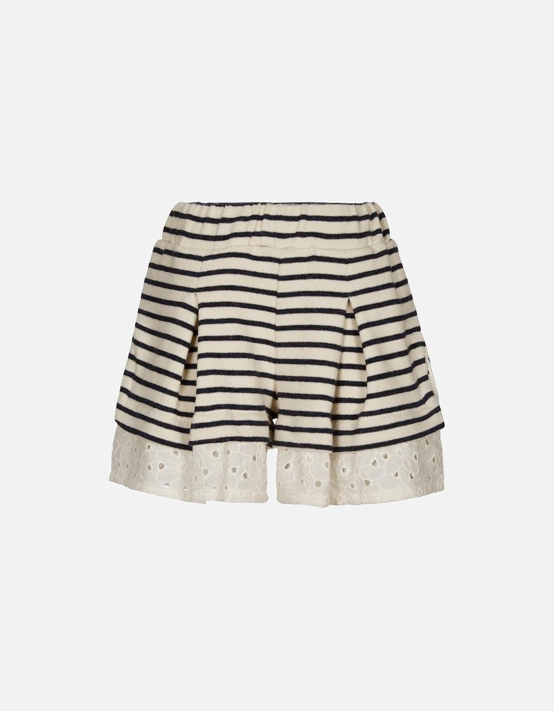 Girls Stripe Bow Shorts, 3 of 2