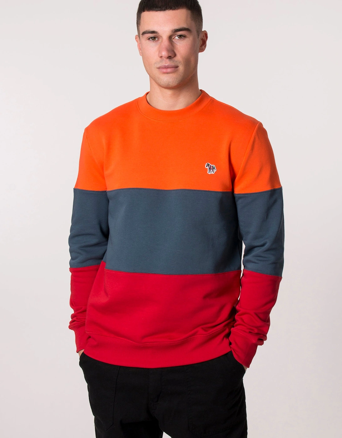 Colour Block Stripe Sweatshirt, 4 of 3