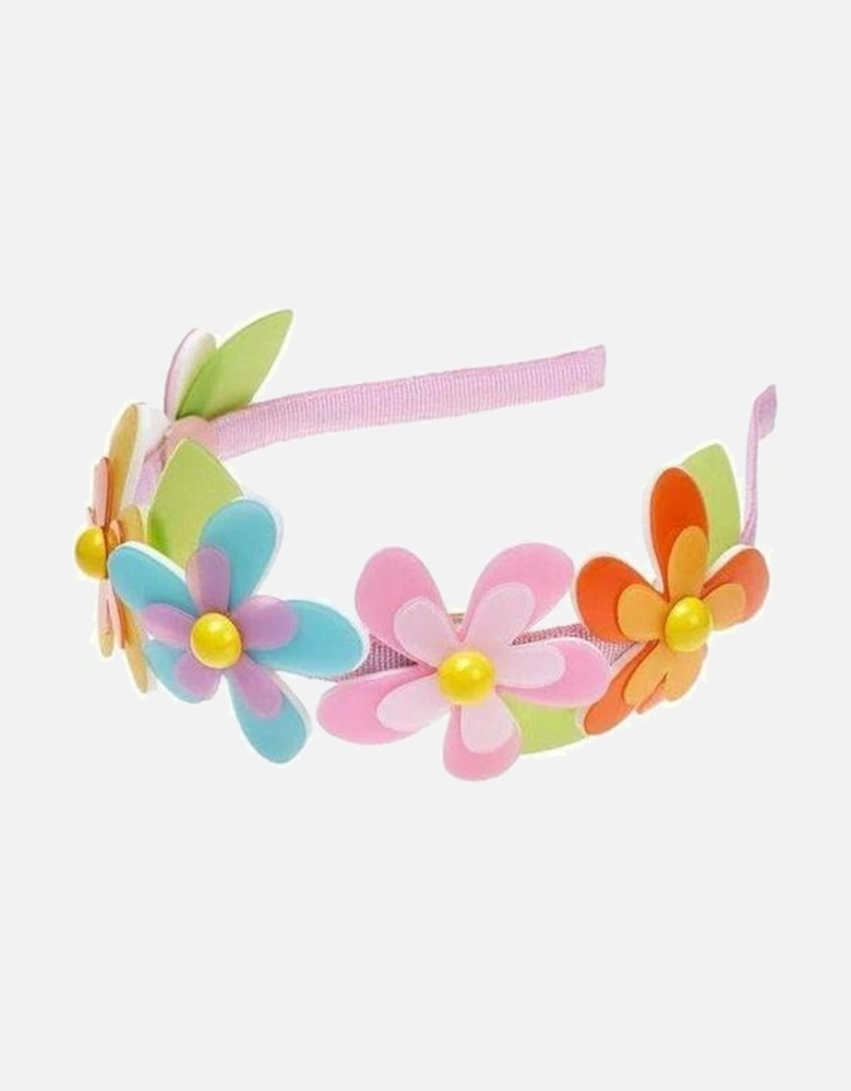 Girls Multicoloured Flower Headband