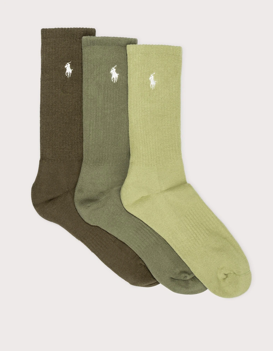 3 Pack of Cotton Blend Crew Socks, 3 of 2