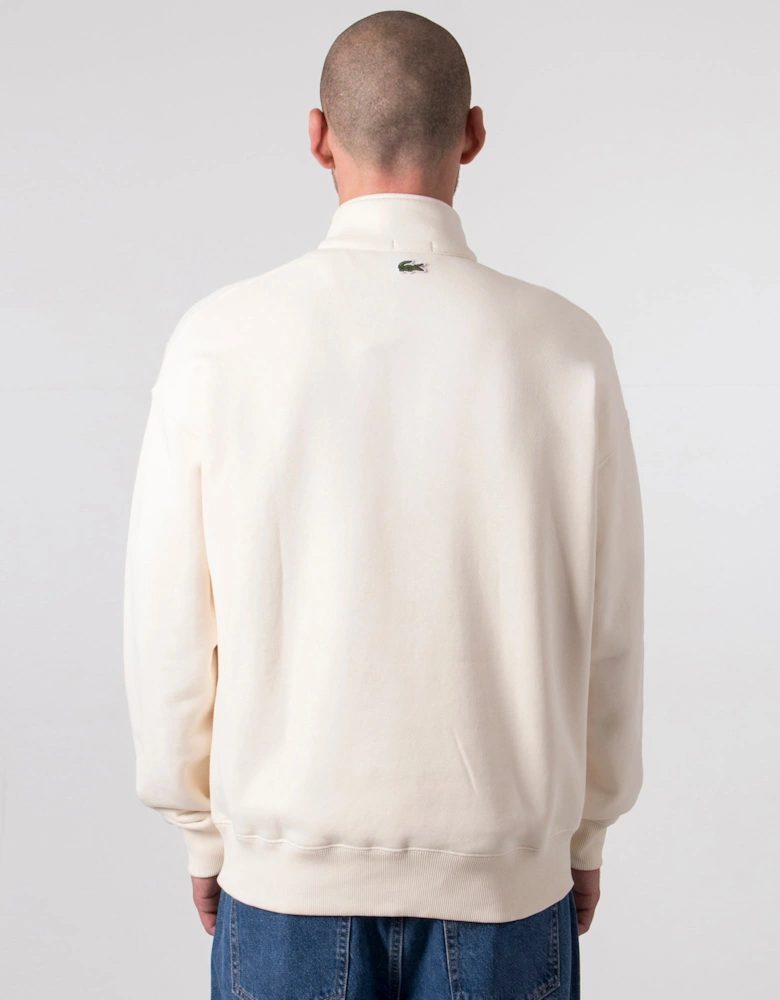 Quarter Zip Organic Cotton Sweatshirt