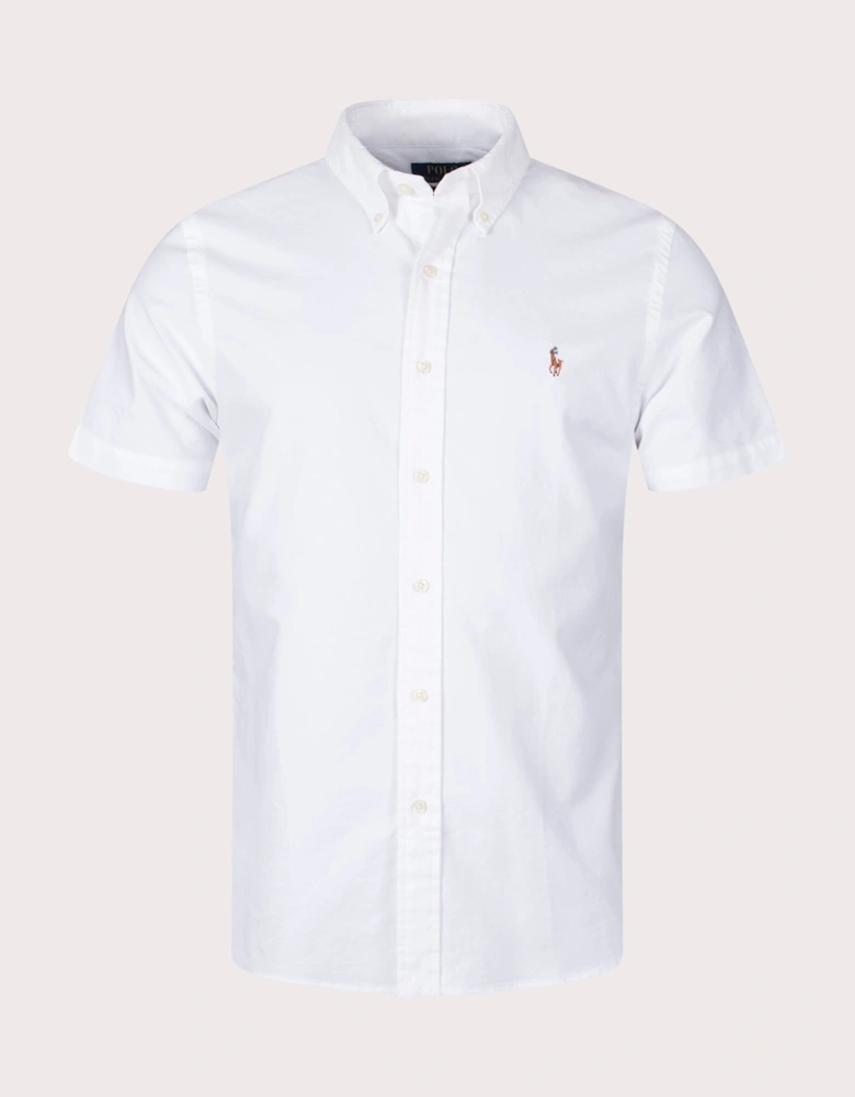 Custom Fit Short Sleeve Lightweight Oxford Shirt