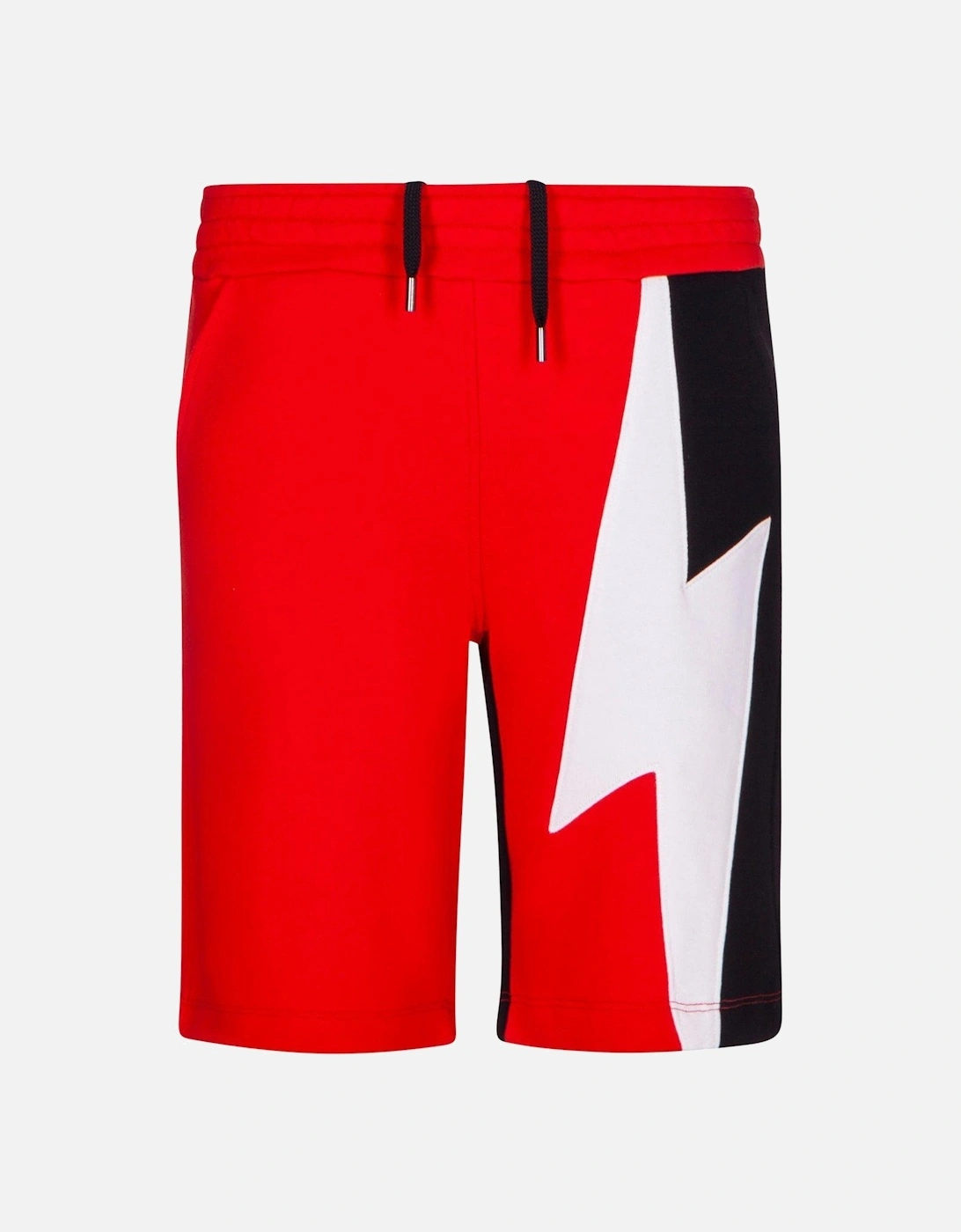 Boys Red Bolt Shorts, 3 of 2