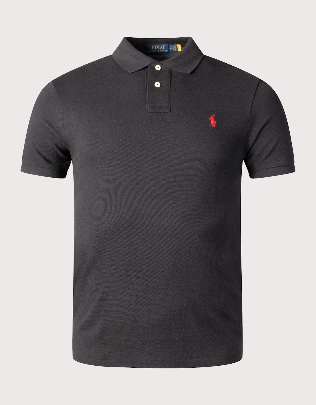 Slim Fit Mesh Knit Polo Shirt, 5 of 4