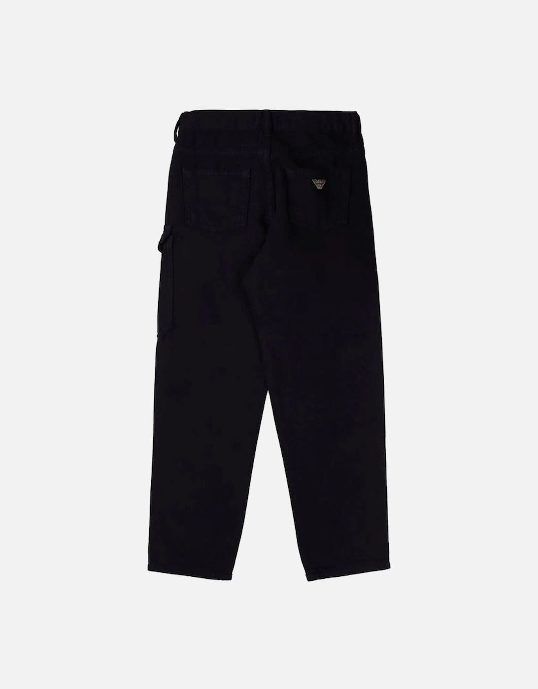 BLACK CARGO PANTS