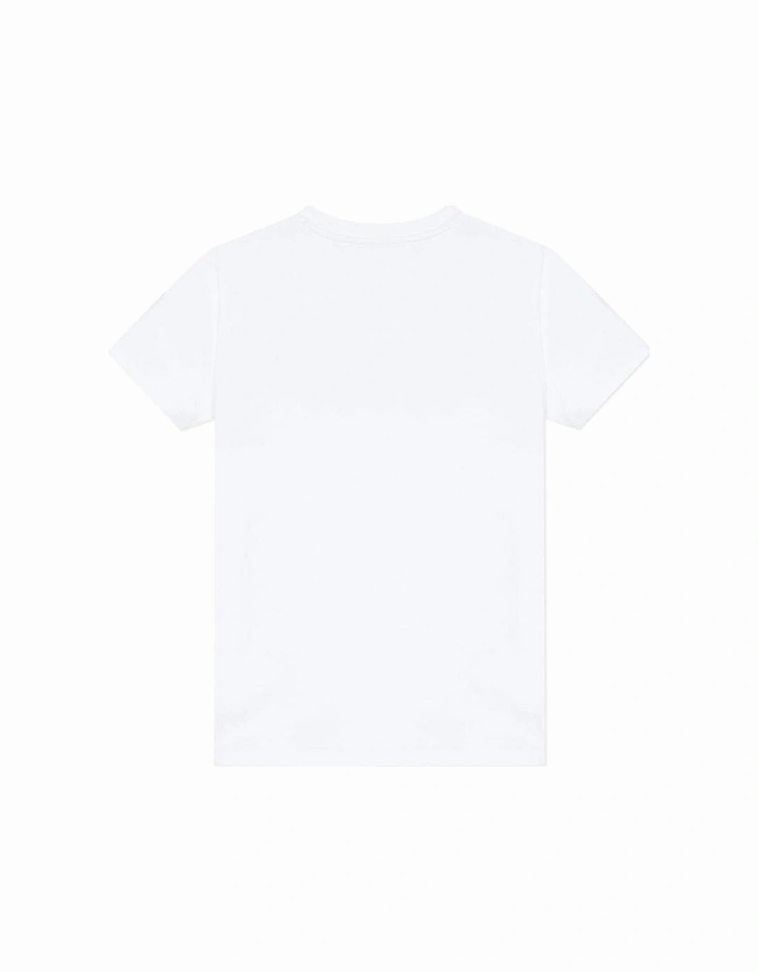 Unisex White Sport Line Jb T-Shirt