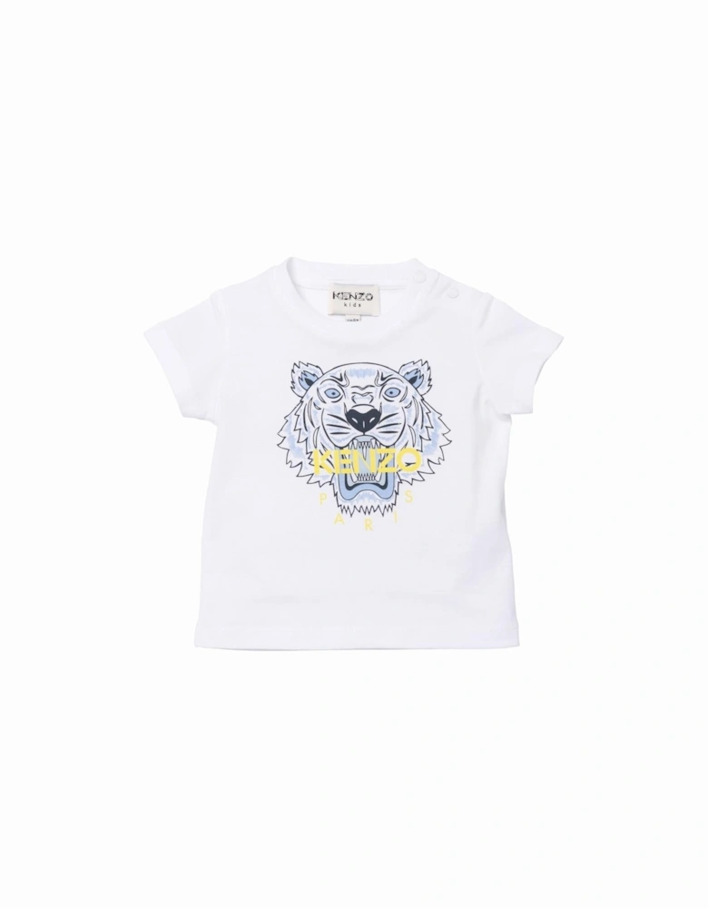 Boys White Tiger Paris T-Shirt