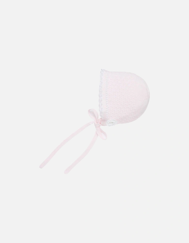 Baby Girls Pale Pink 'Greta' Bonnet