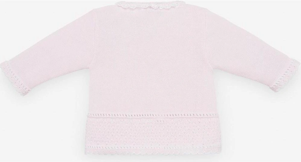 Girls Pale Pink Knitted Set