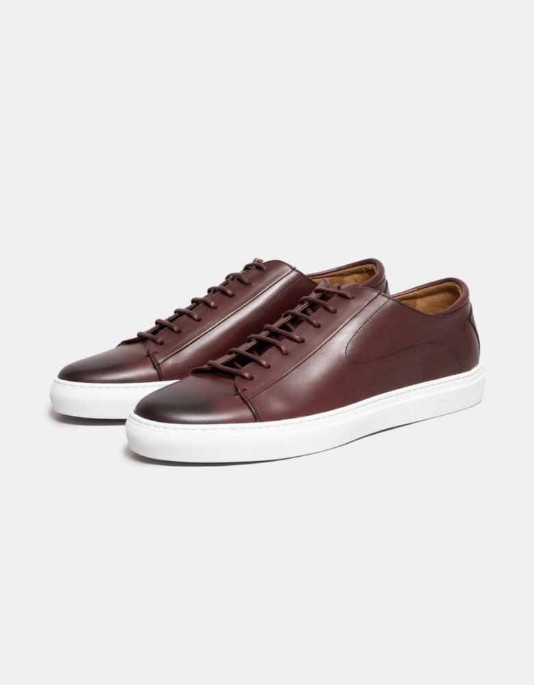 Sirolo Mens Calf Leather Lightweight Trainers