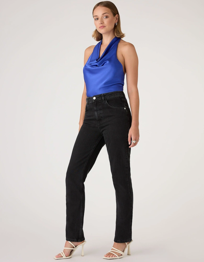 Jaguar Tie Back Top in Cobalt