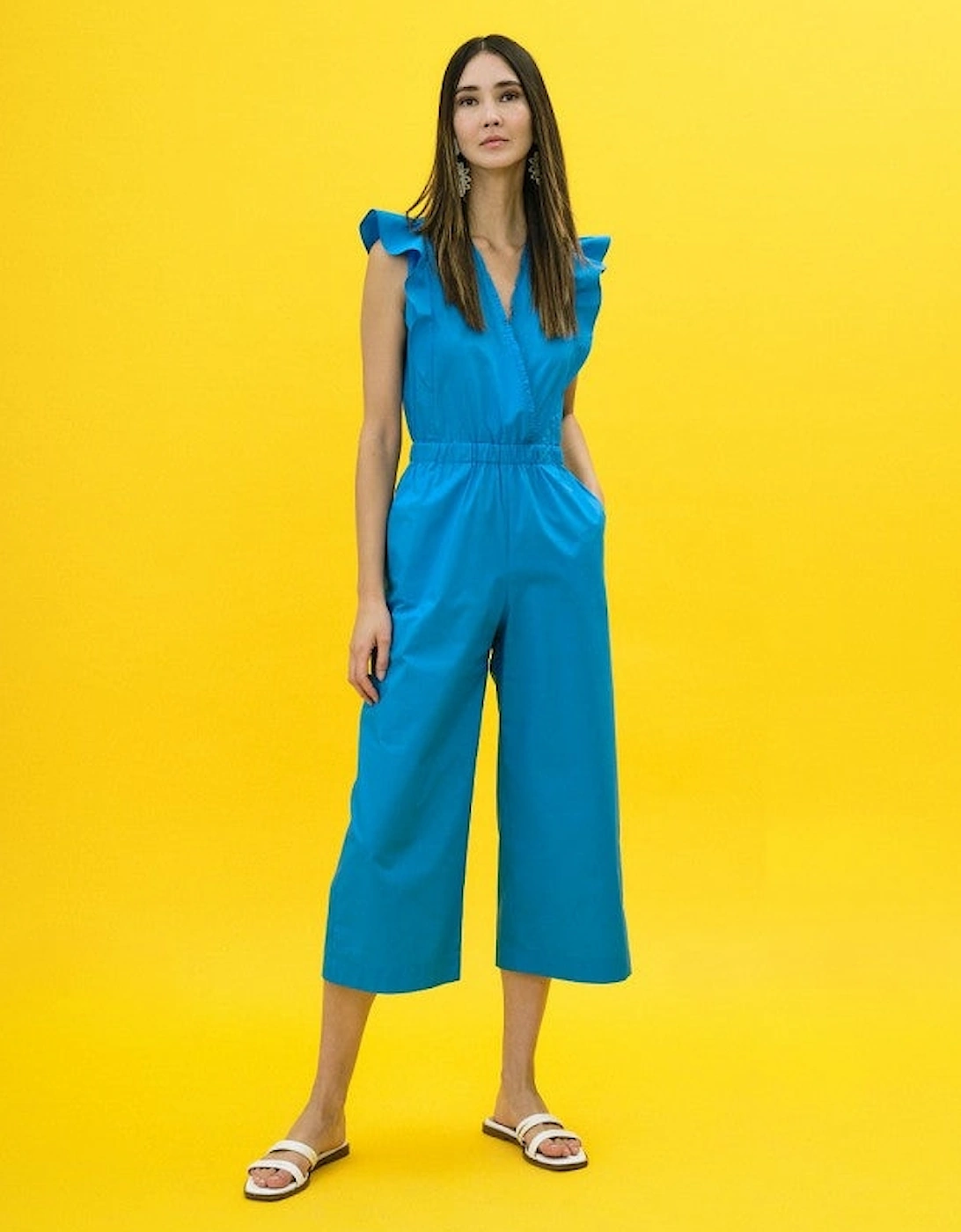 Cropped jumpsuit with ruffles, 4 of 3