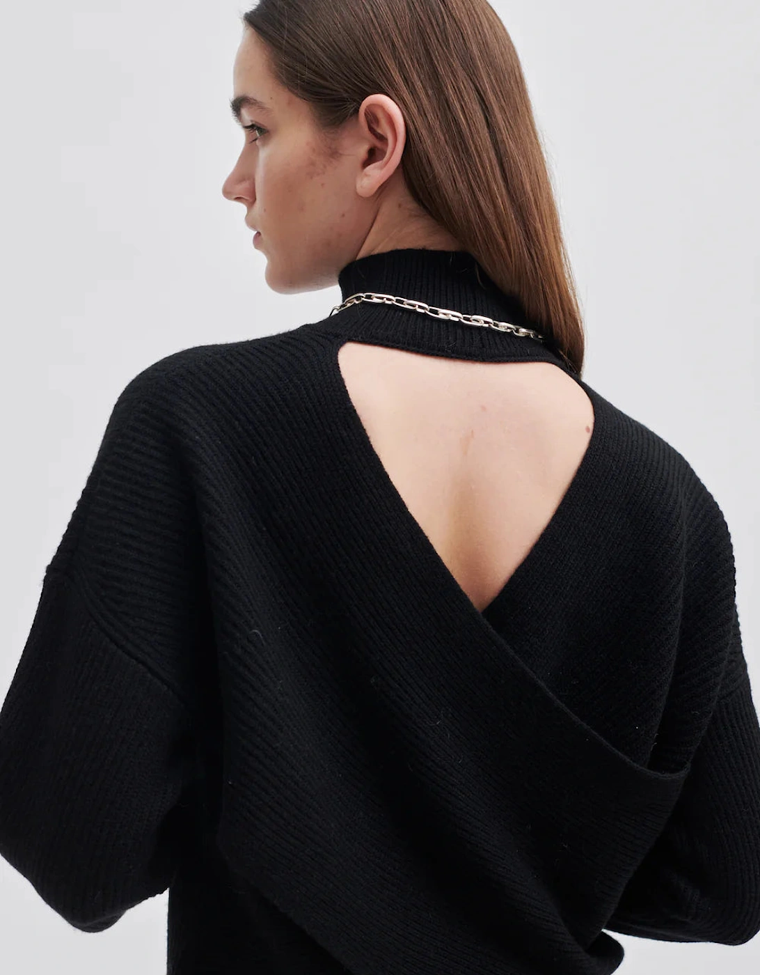 Ysamil merino and cashmere knit