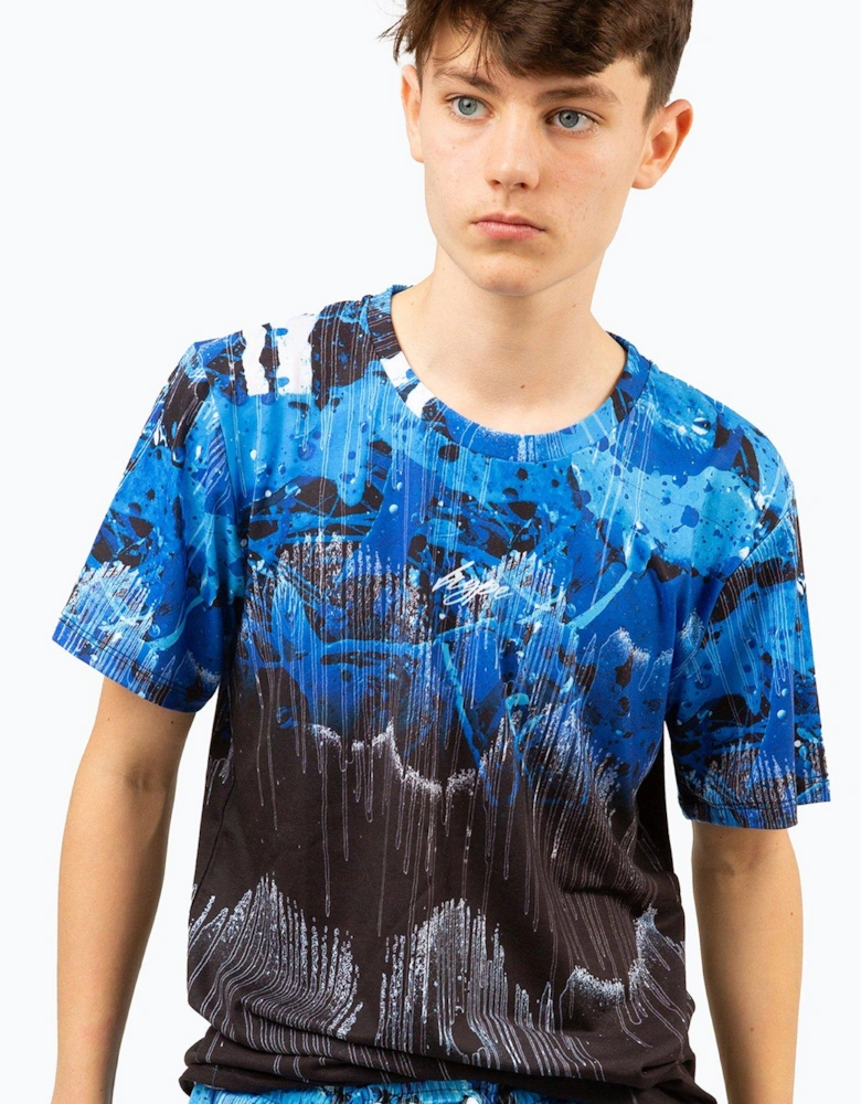 Boys Blue Tripple Drip T-shirt