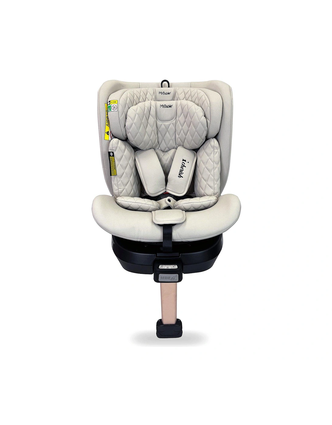 Group 0+/1/2/3 Spin iSize Stone Car Seat, 2 of 1