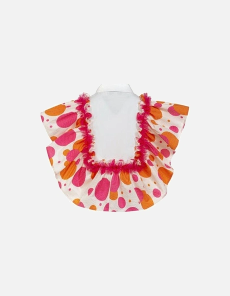 Girls Spot Ruffle Top