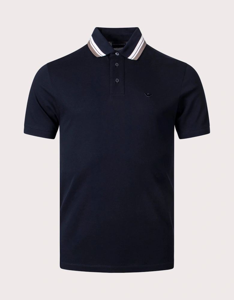 Tipped Collar Polo Shirt